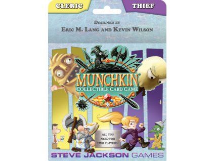 munchkin collectible card game cleric thief starter set